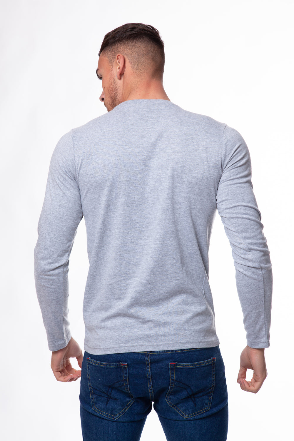 Bird Embroidered Long Sleeve T-Shirt