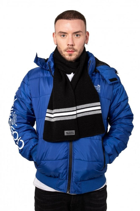 Sports stripe scarf