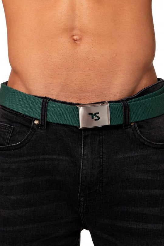 Webbing Metal Plaque Belt