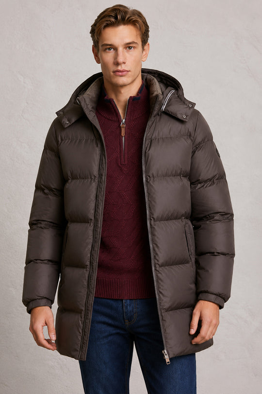 MENS TS HOOD PRINT JACKET