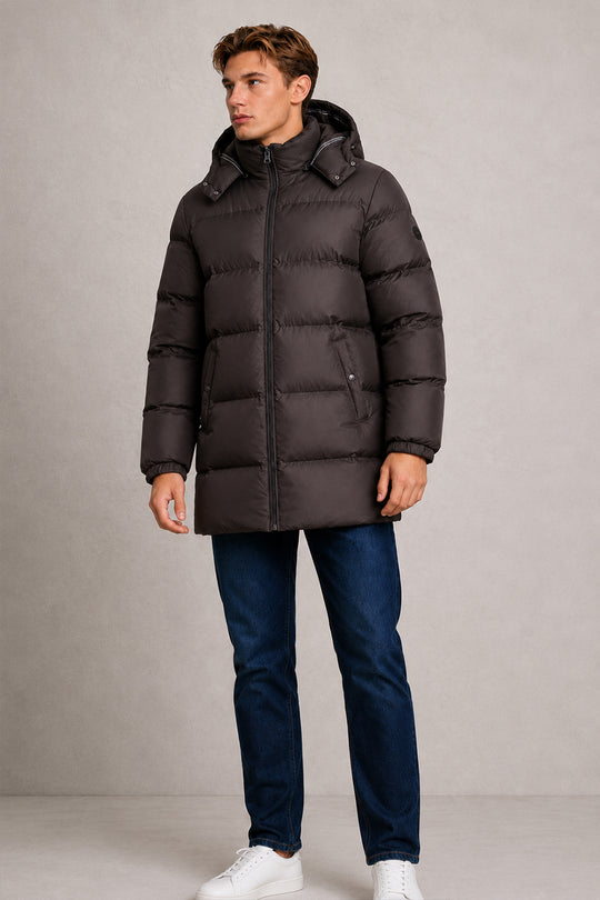 MENS TS HOOD PRINT JACKET