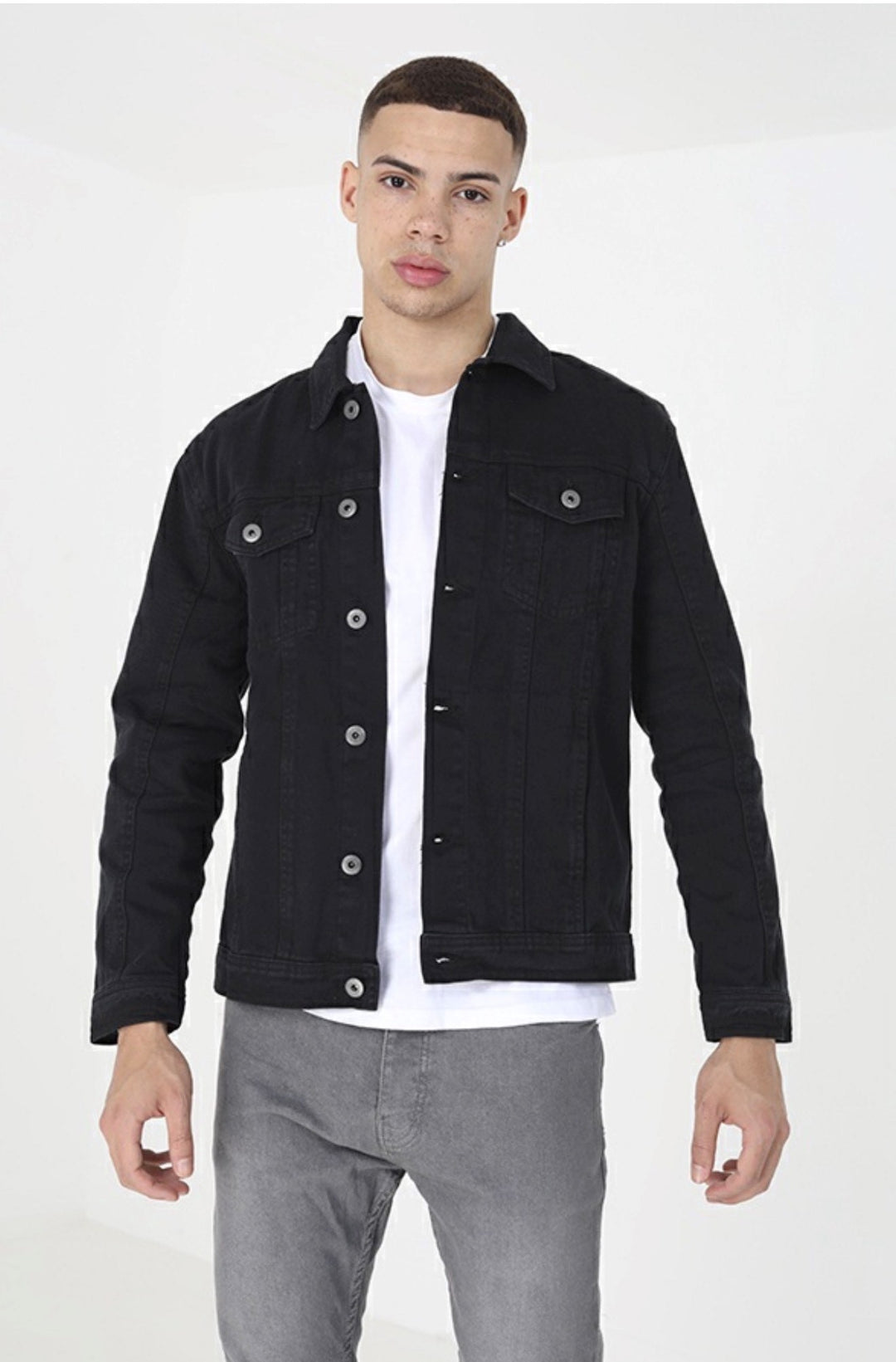 MEN MJK-POLARBLK DENIM JACKET
