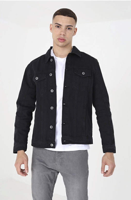 MEN MJK-POLARBLK DENIM JACKET