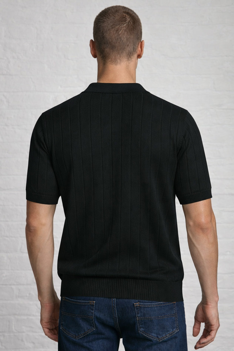 MENS WAGYUE KNIT POLO