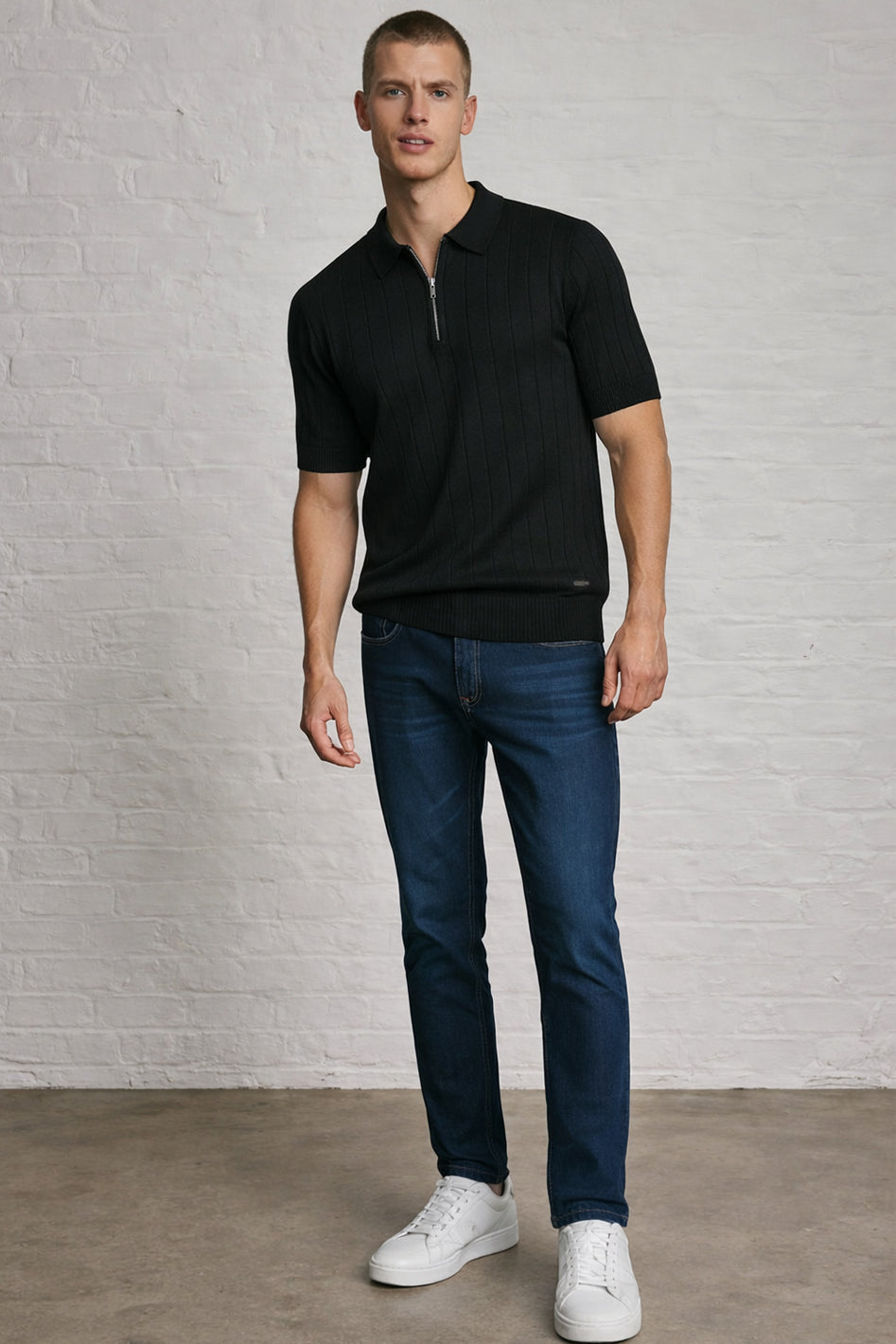 MENS WAGYUE KNIT POLO