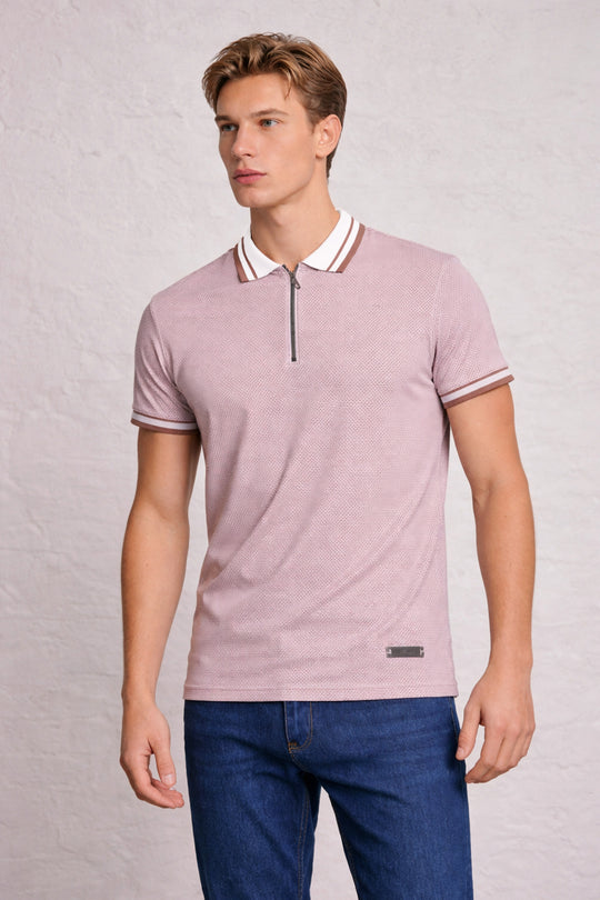 HEXAGON ZIP POLO