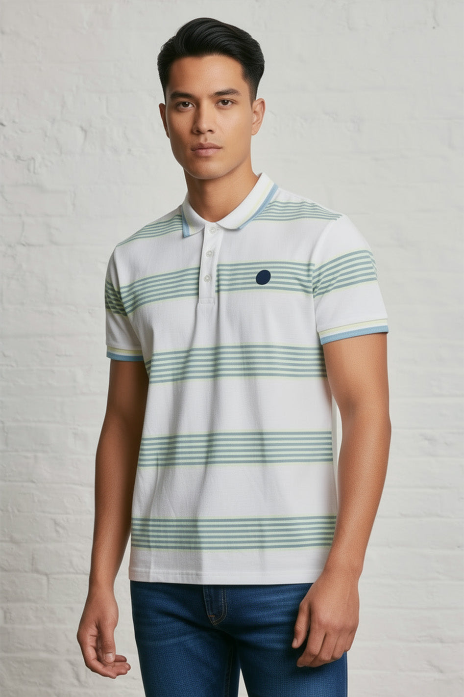 TS GRAVE STRIPE POLO