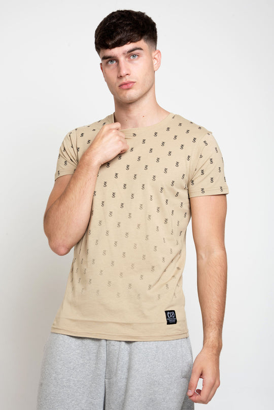 MENS TS AOP GRADIENT TEE