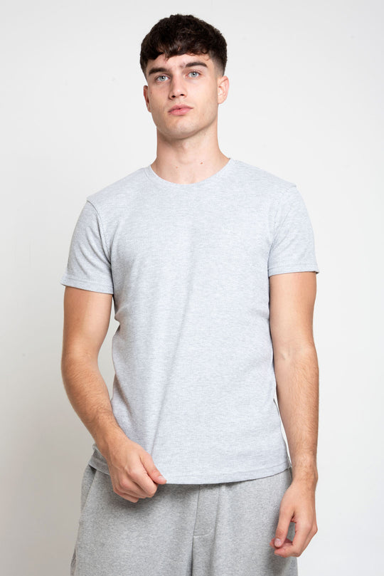 MENS IN SS WAFFLE TEE