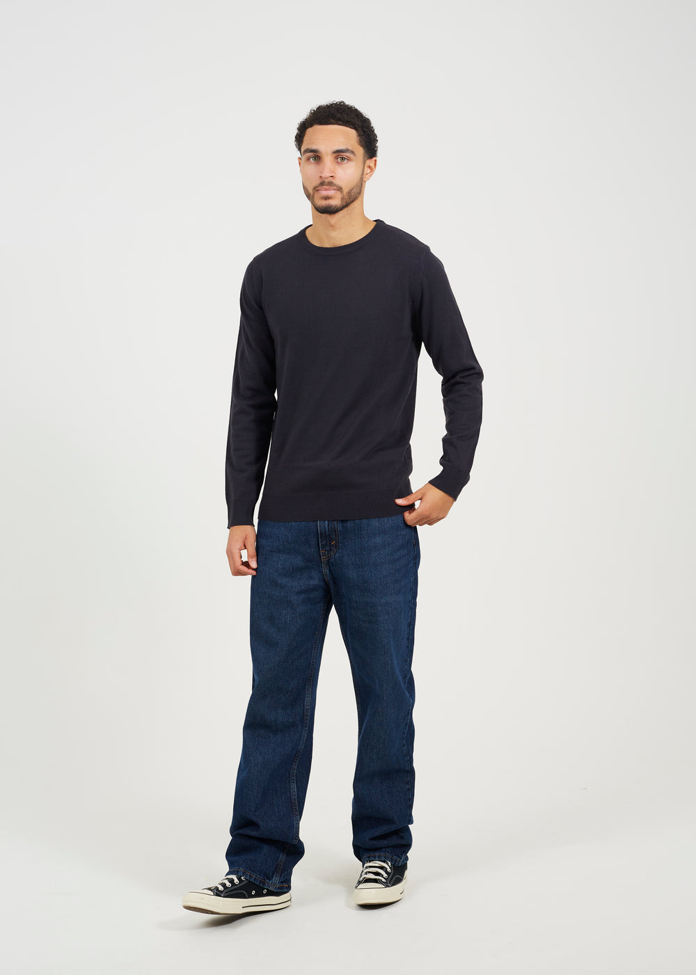 MEN BS MK-230 CREW NECK JUMPER
