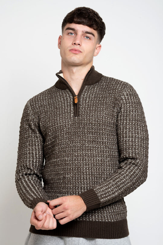 MENS TS TWISTED YARN FUMMEL KNIT PULLOVE