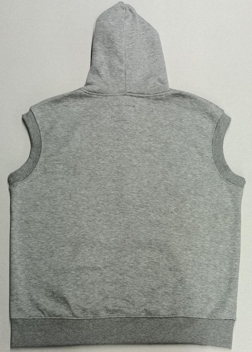 Sleeveless Zipped Hoody