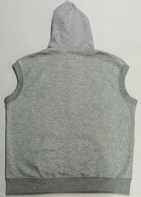 Sleeveless Zipped Hoody