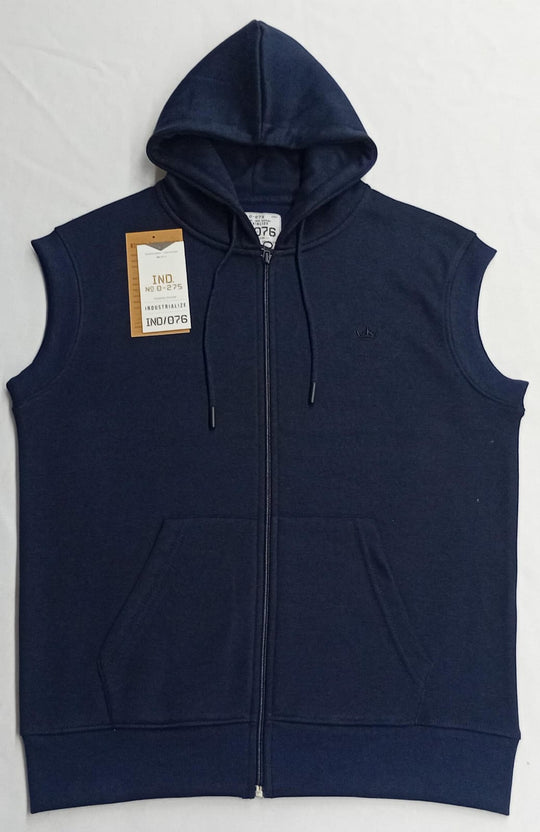Sleeveless Zipped Hoody