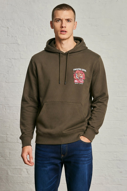 MENS TS WILD TIGER HOODIE
