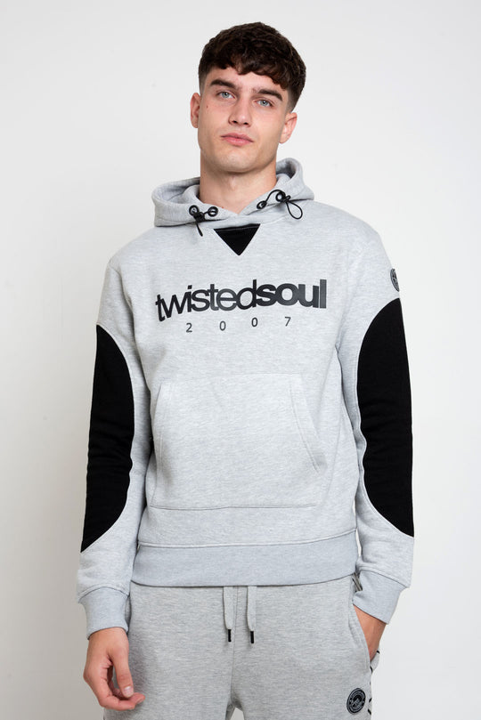 MENS TS CONTRAST PANEL HOODIE