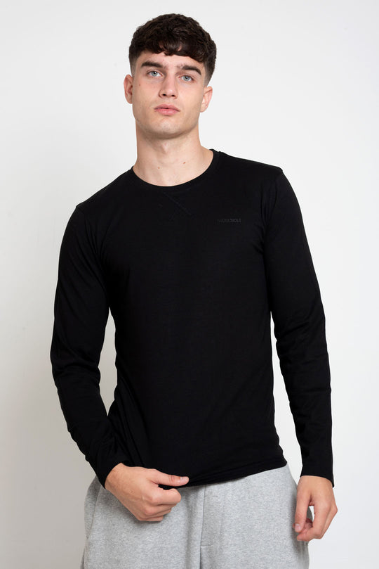 MENS TS BIRD EMBRODIERED LS TOP