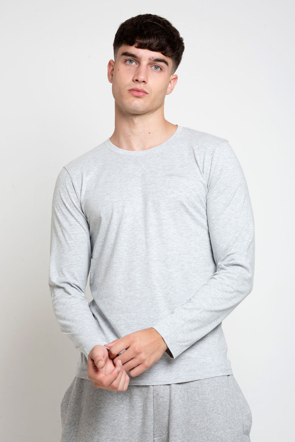 MENS TS BIRD EMBRODIERED LS TOP