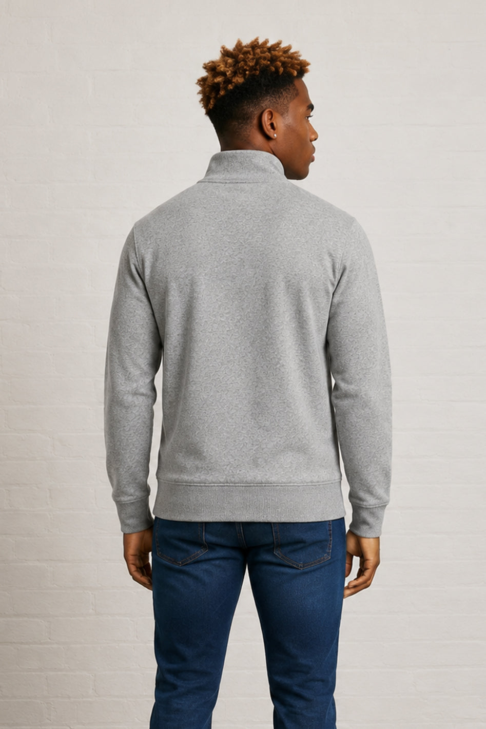 MENS KIRENS STAND UP COLLAR SWEAT