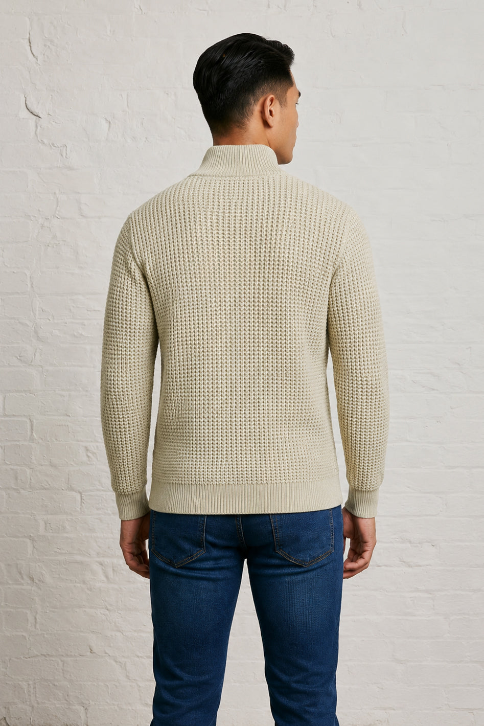 MENS TS FULL SLEEVE 1/2 ZIP PULLOVER