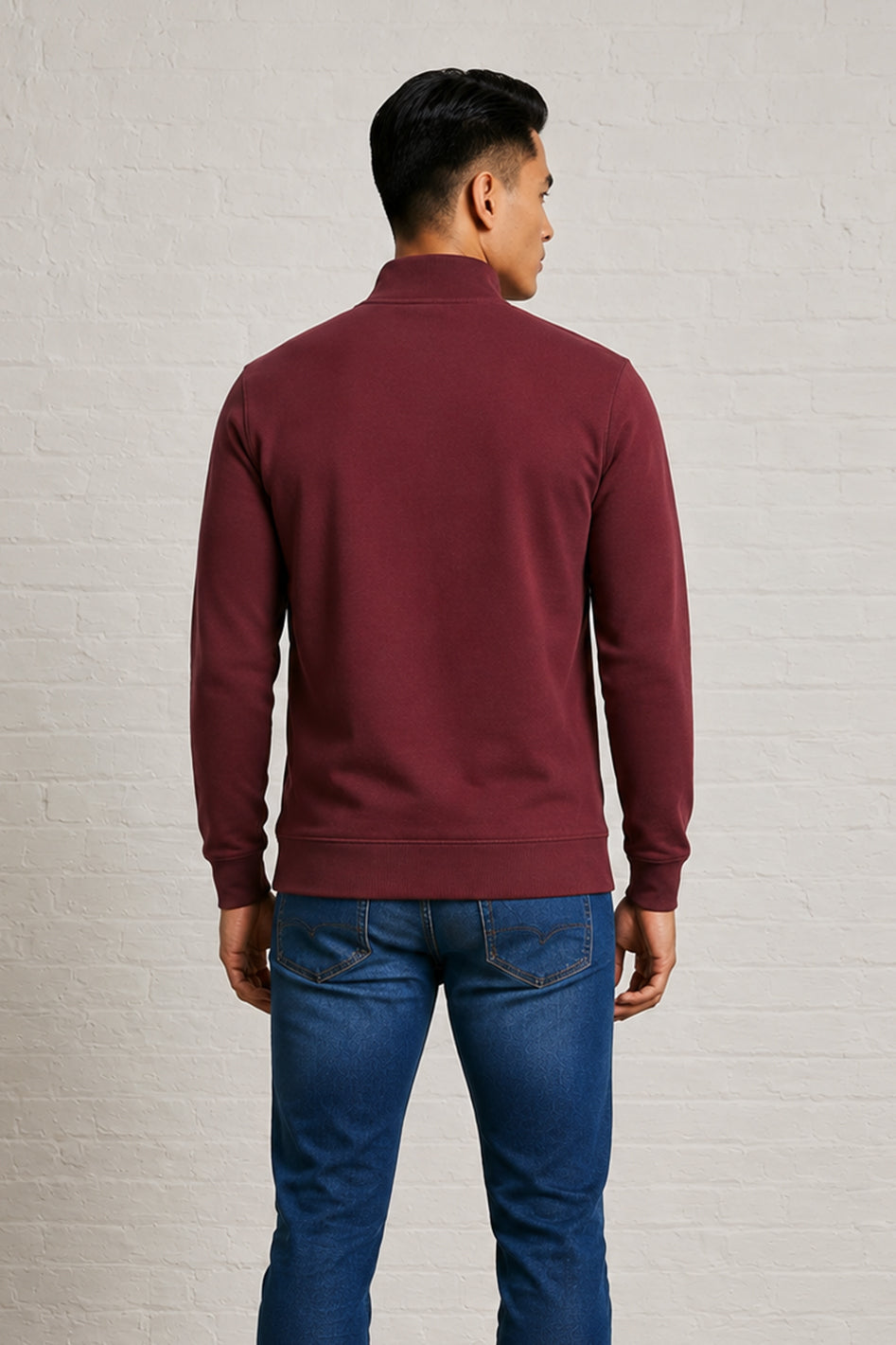 MENS KIRENS STAND UP COLLAR SWEAT
