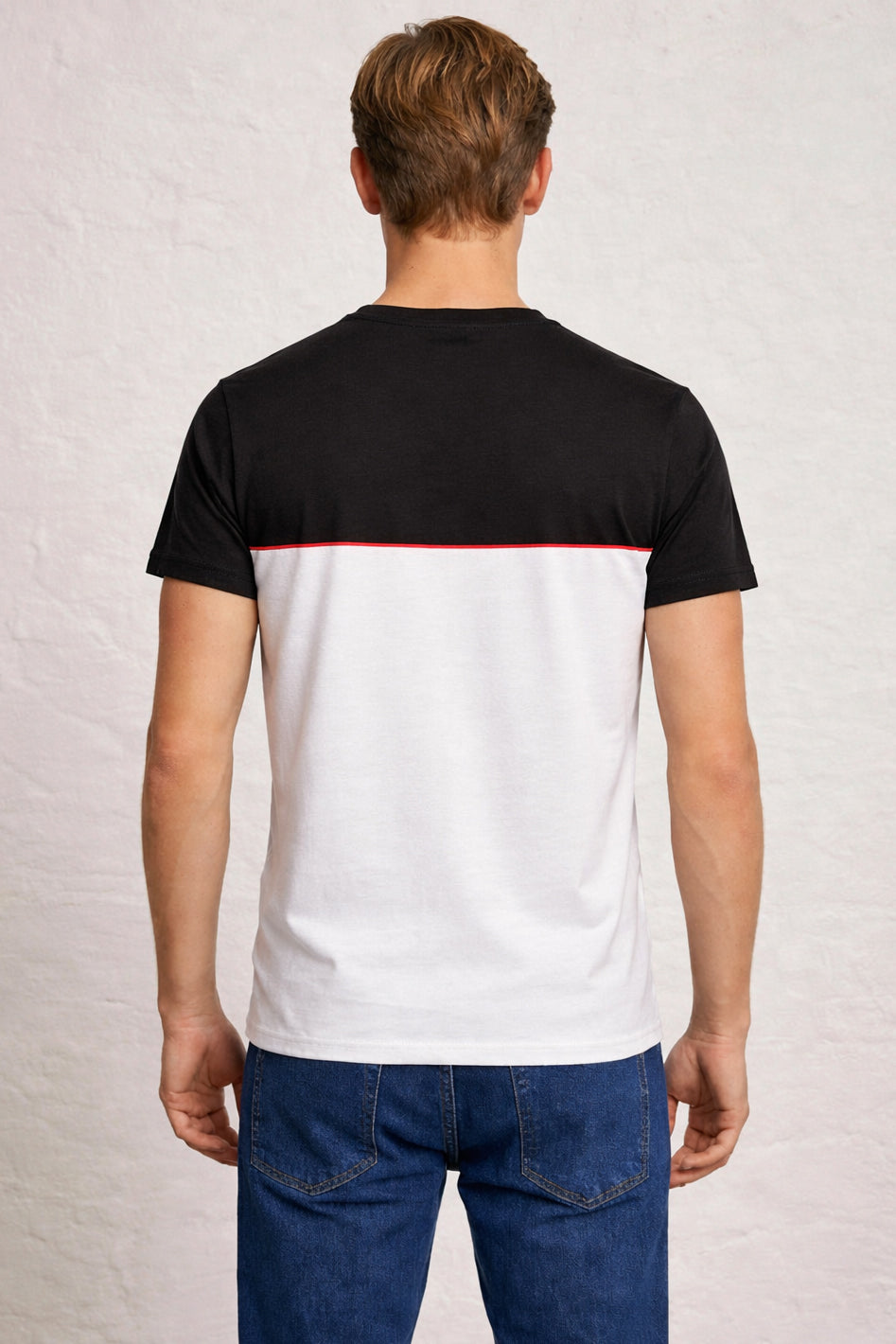 MENS ARMOUR COLOUR BLOCK SS T-SHIRT