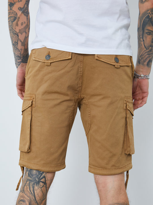 Garment Dyed Cargo Shorts