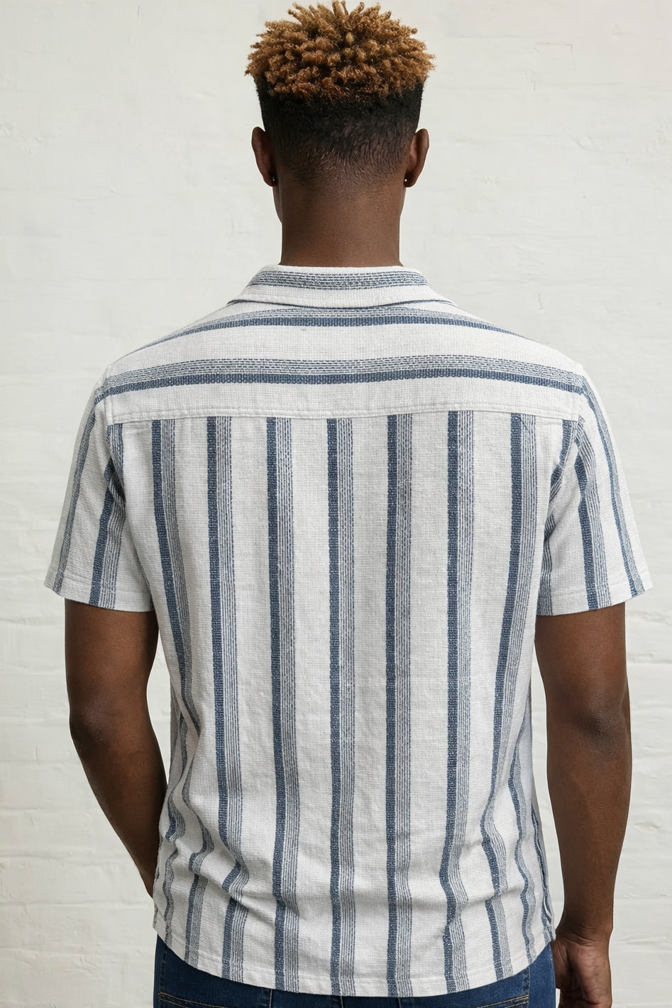 MENS TS OFF WHITE STRIPE SS SHIRT