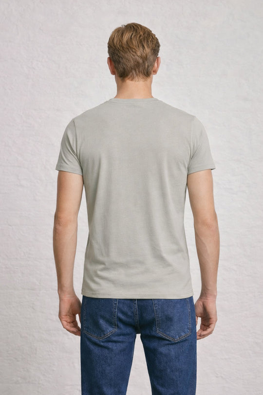 MENS MENS NOTCH NECK TSHIRT