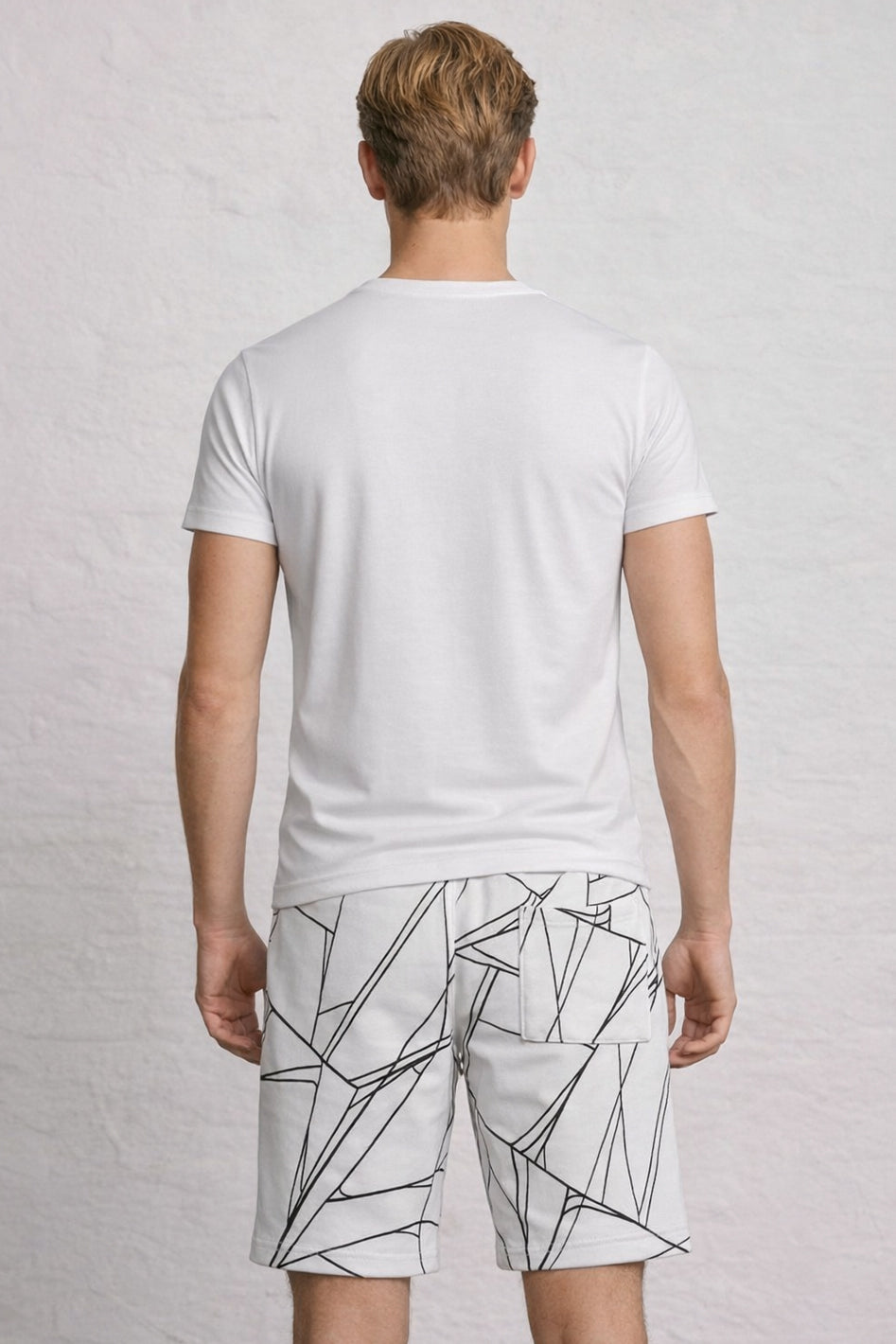 Fashion Fleece TS Slant AOP Shorts