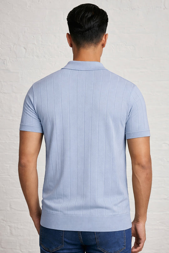 MENS WAGYUE KNIT POLO