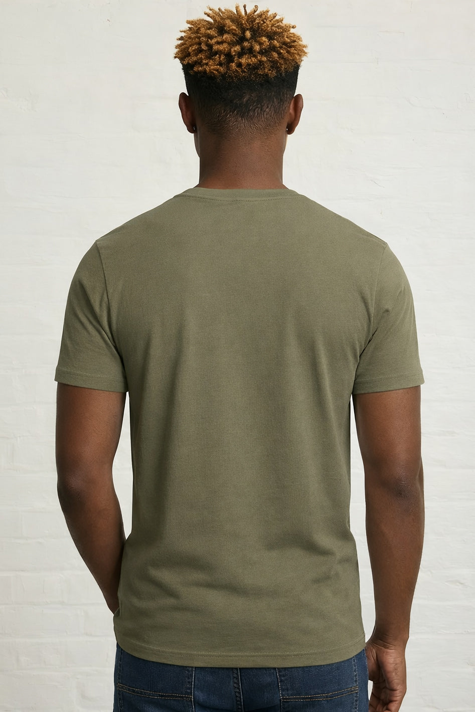 MENS WOVEN POCKET T-SHIRT