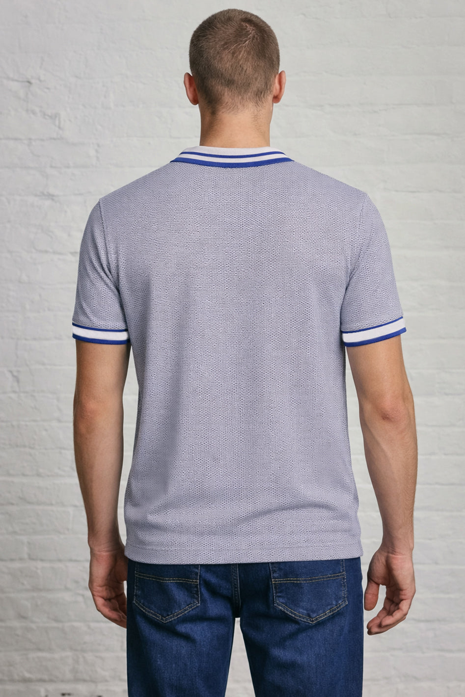 HEXAGON ZIP POLO