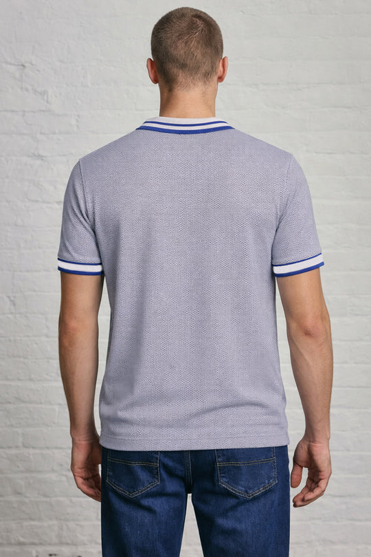 HEXAGON ZIP POLO