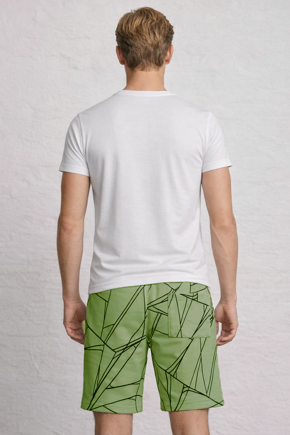 Fashion Fleece TS Slant AOP Shorts
