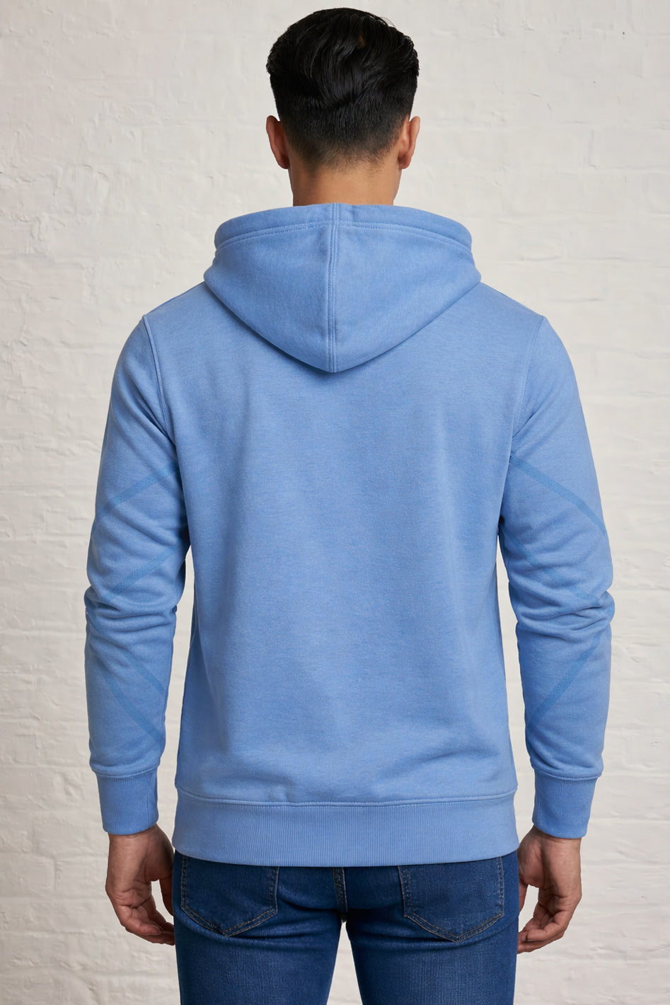Fashion Fleece Tonal Bur Print Hoodie