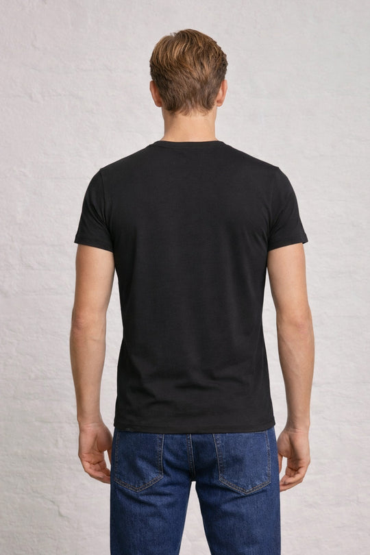 MENS MENS NOTCH NECK TSHIRT