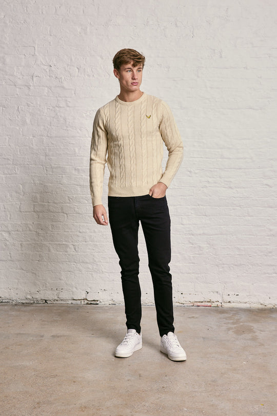 Cable Crew Neck Knitwear