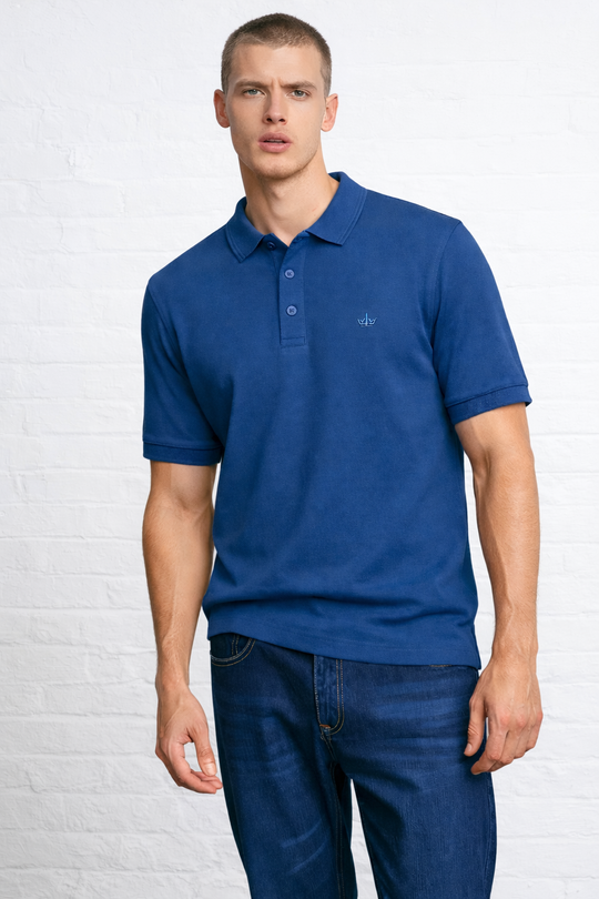 MENS IN CROWN PIQUE POLO