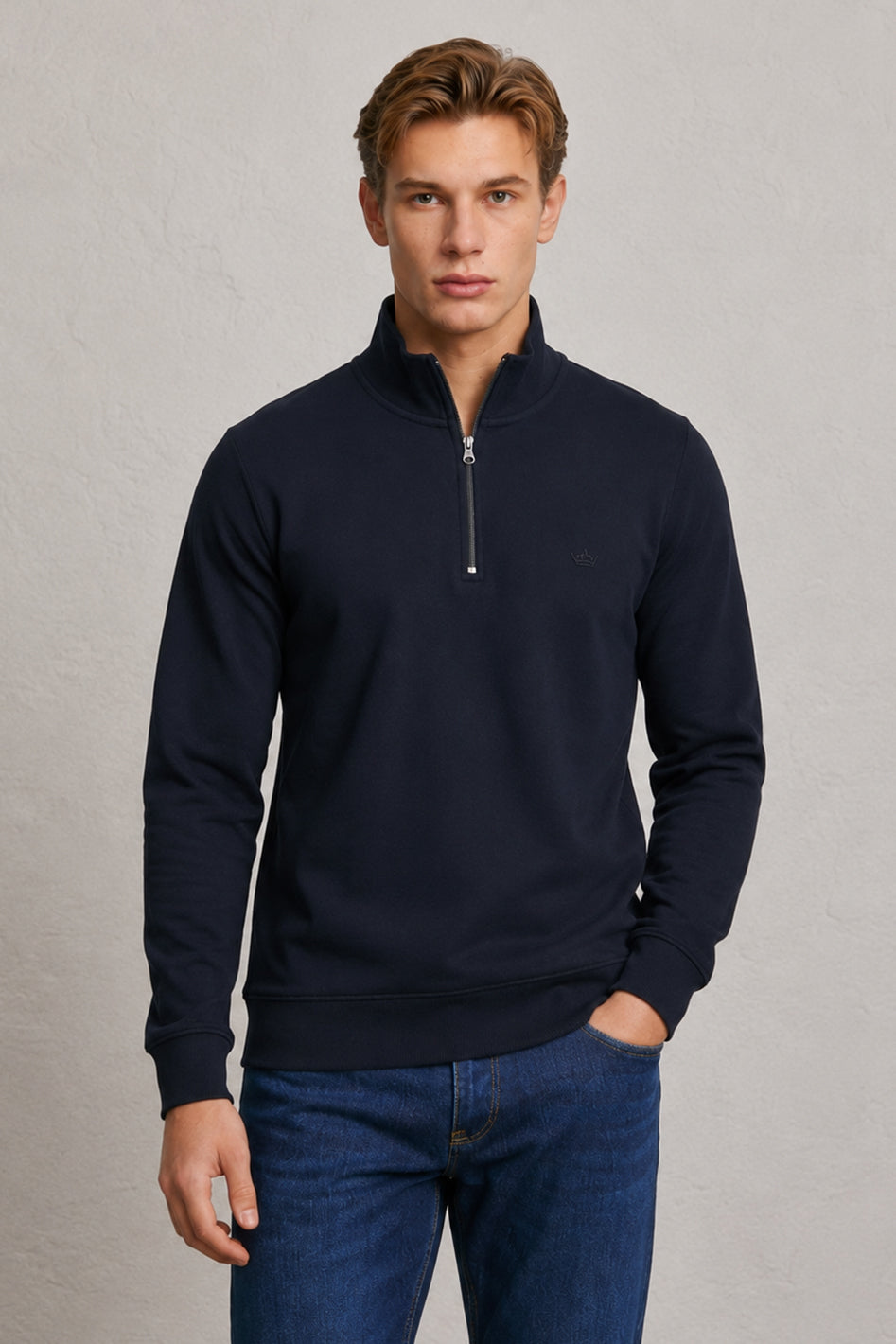 MENS KIRENS STAND UP COLLAR SWEAT