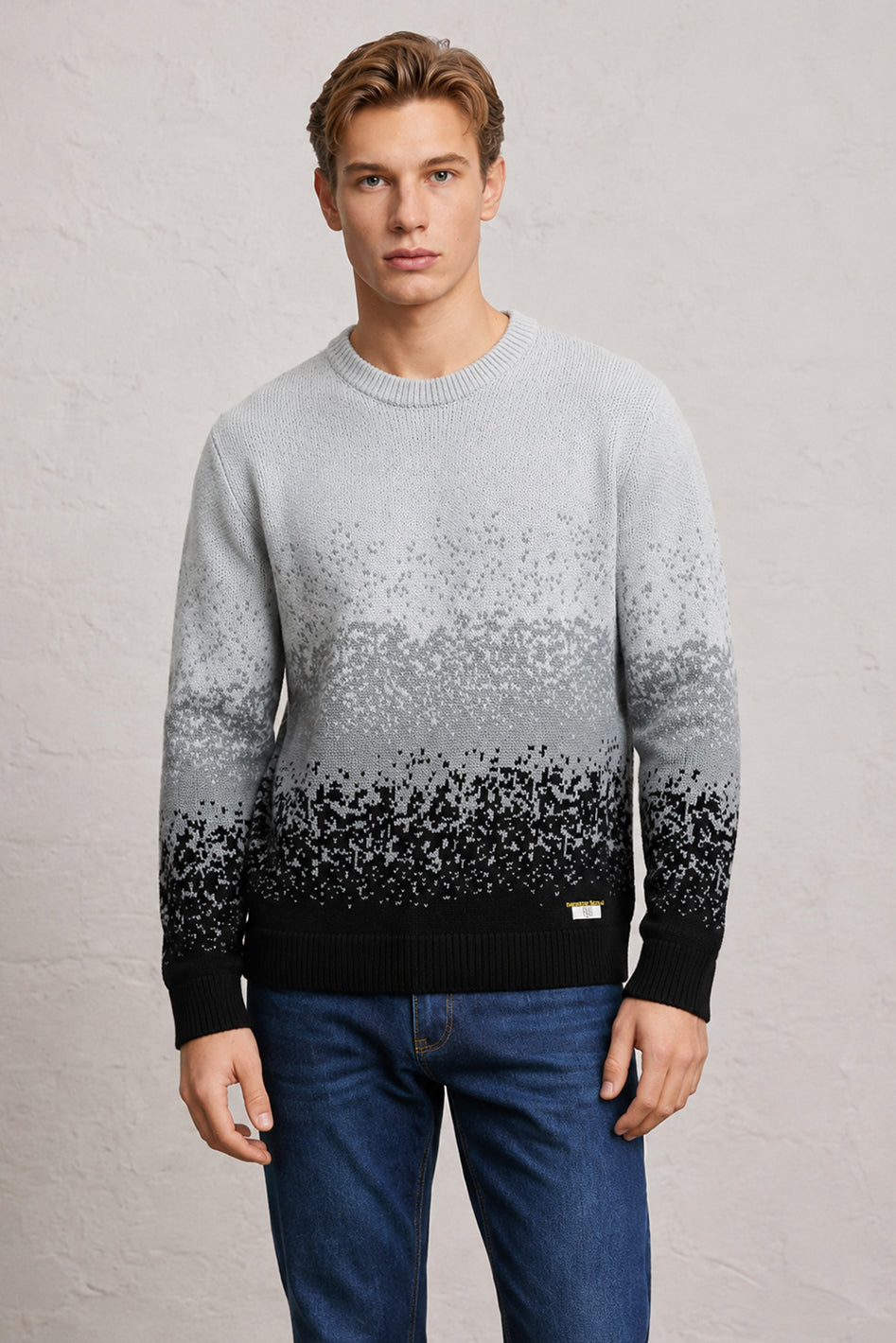 MENS TS FULL SLV STROKES CR NK LS P OVER