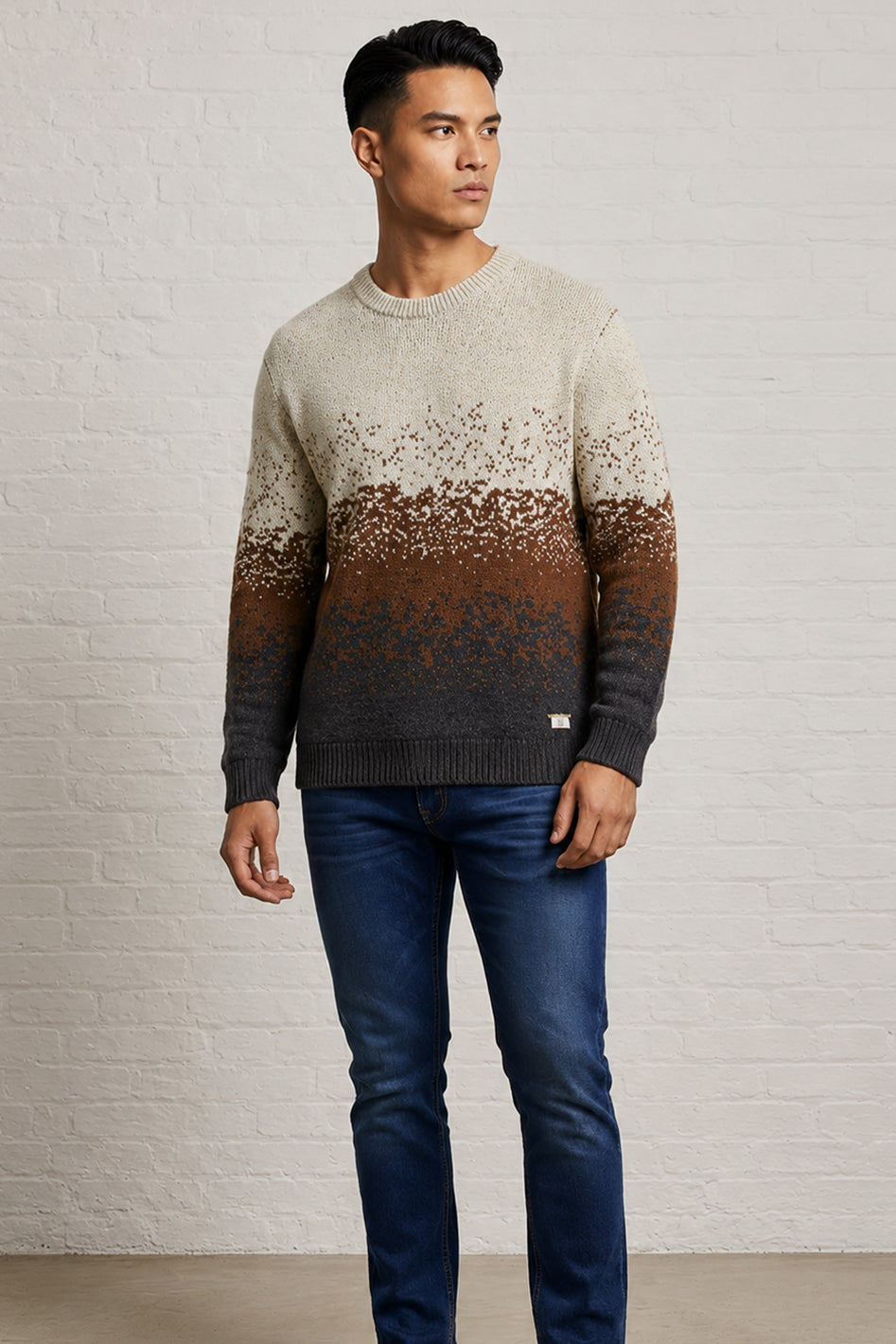 MENS TS FULL SLV STROKES CR NK LS P OVER