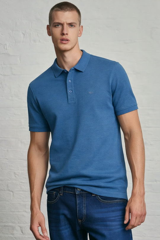 MENS IN CROWN PIQUE POLO