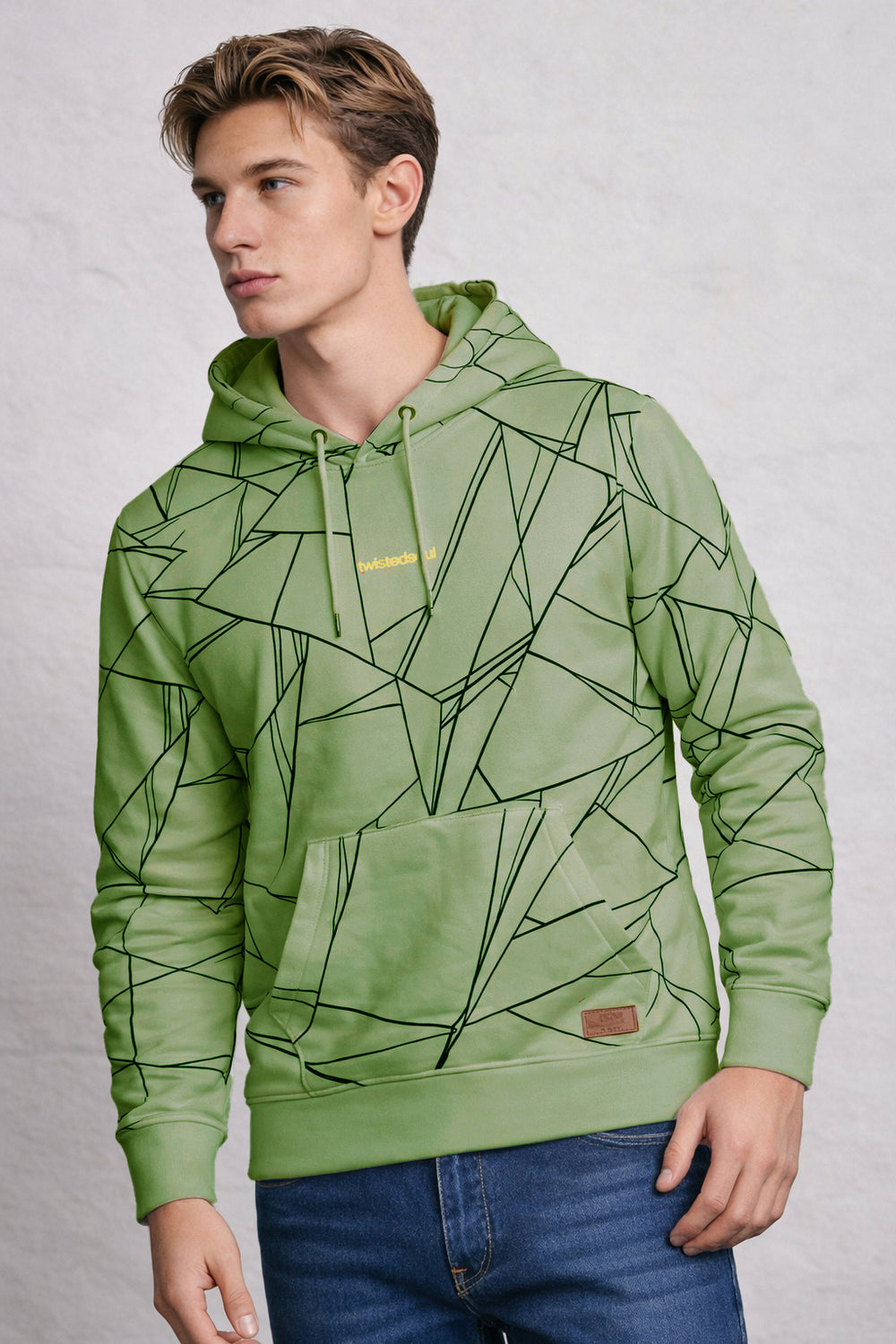 MENS TS SLANT AOP HOODIE