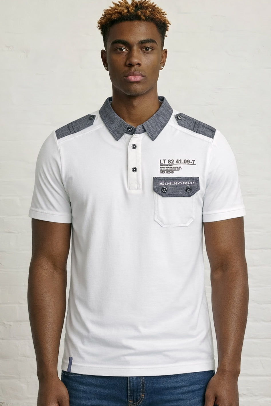 MENS TS MILITARY POLO SPC