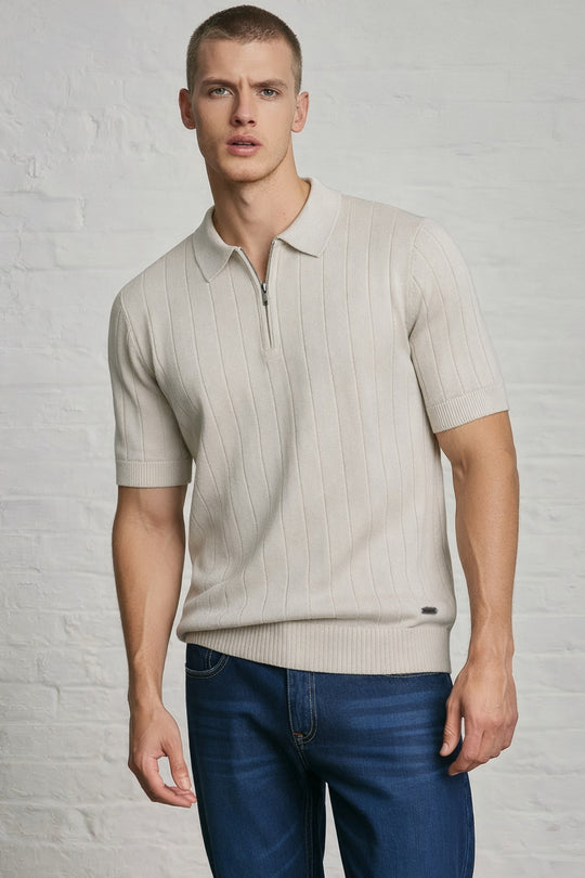 MENS WAGYUE KNIT POLO