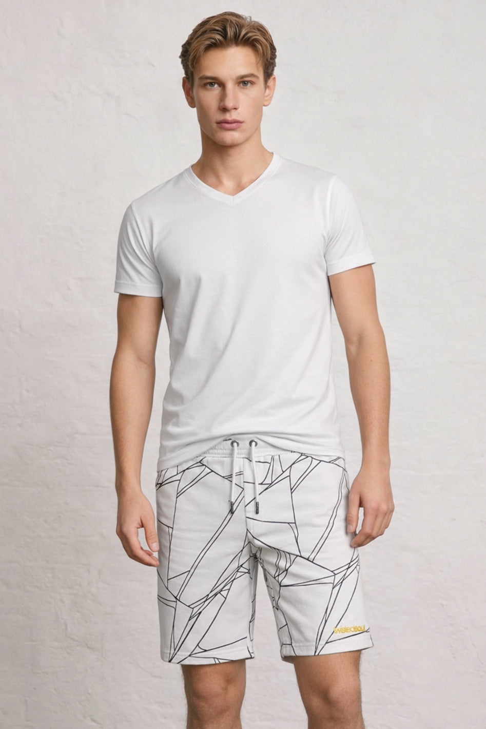Fashion Fleece TS Slant AOP Shorts