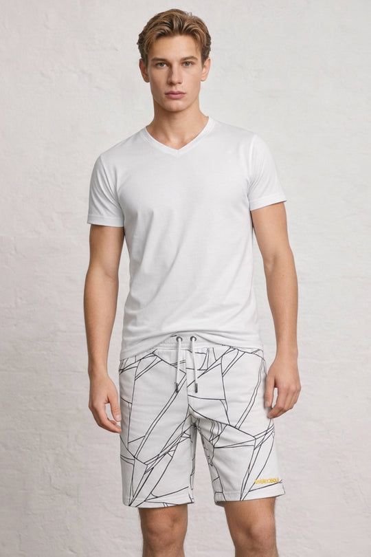 Fashion Fleece TS Slant AOP Shorts
