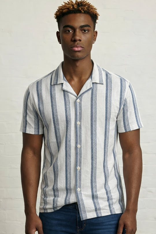 MENS TS OFF WHITE STRIPE SS SHIRT