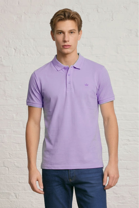 MENS IN CROWN PIQUE POLO